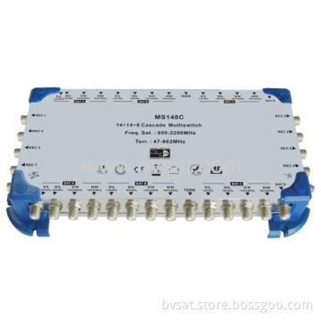 Turkey Market 14in 8out Cascade Satellite Multiswitch 